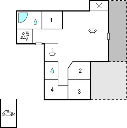 Vorschaubild von Ferienhaus KK55 auf Bøsøre - Südfünen