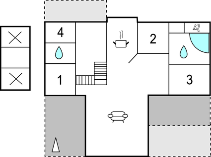 Vorschaubild von Ferienhaus KL65 in Mosevrå - Blåvand - Westjütland