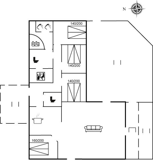 Vorschaubild von Ferienhaus KM05 in Houvig - Søndervig - Westjütland