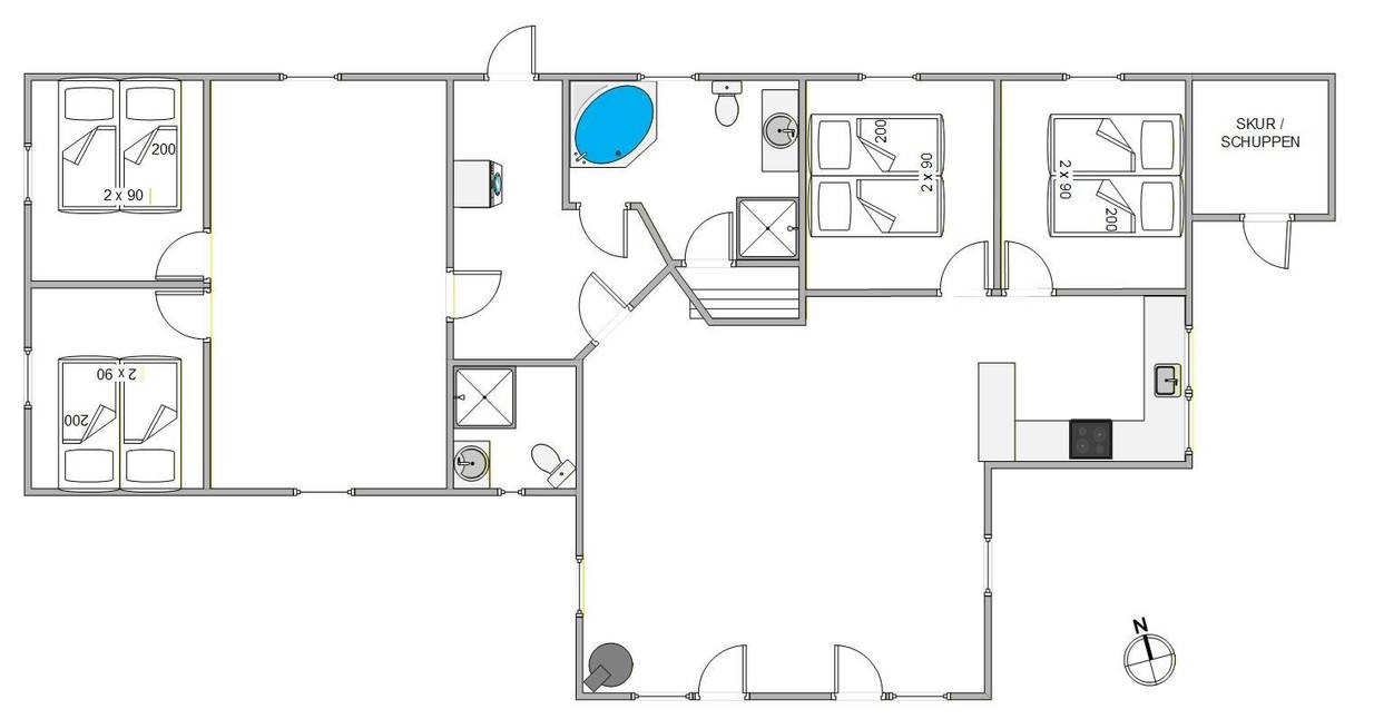 Vorschaubild von Ferienhaus KN08 in Sønderho - Fanø