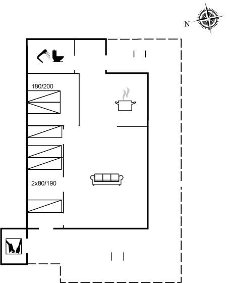 Vorschaubild von Ferienhaus KN37 in Vorupør - Thy/Limfjord