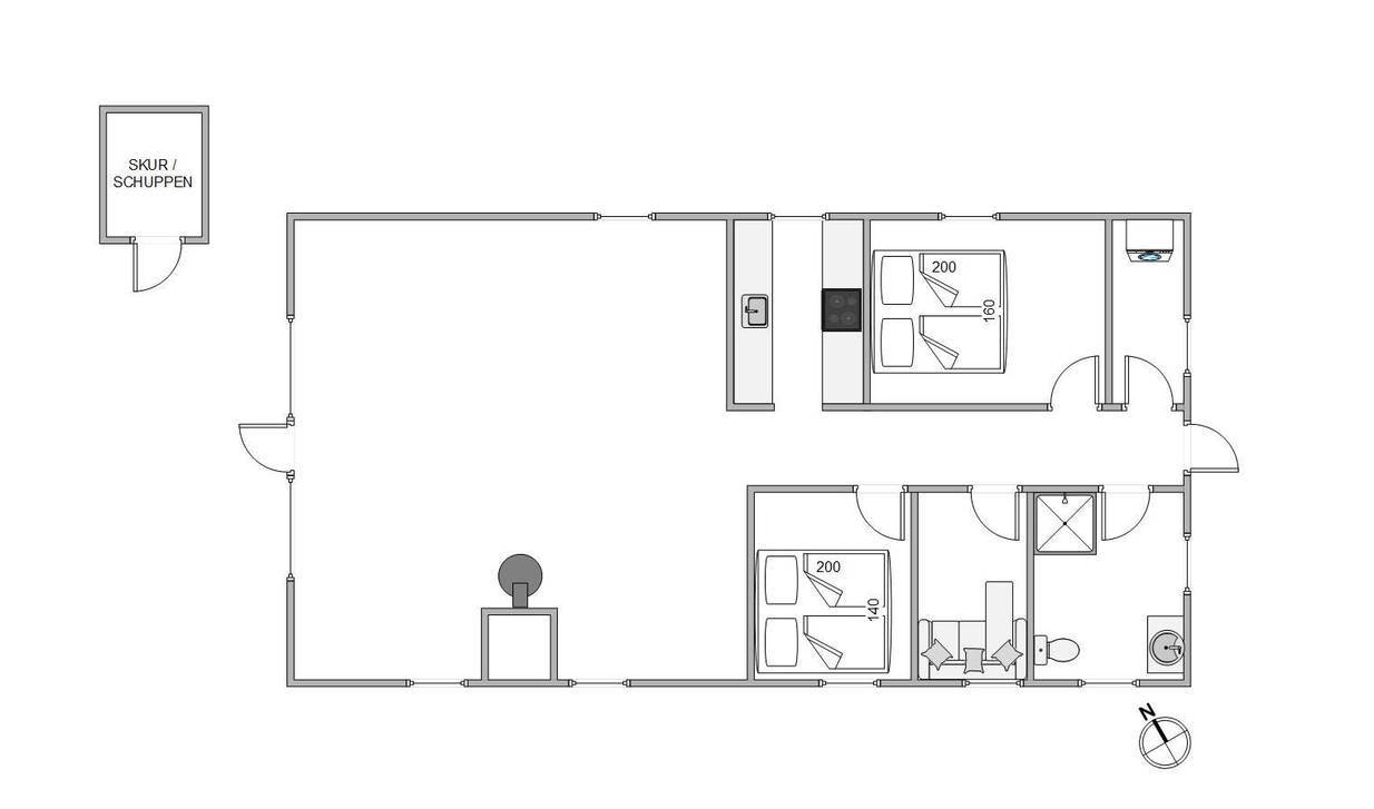 Vorschaubild von Ferienhaus KO43 in Henne Strand - Westjütland