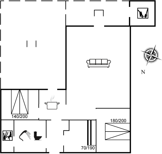 Vorschaubild von Ferienhaus KS54 in Bjerregård - Westjütland