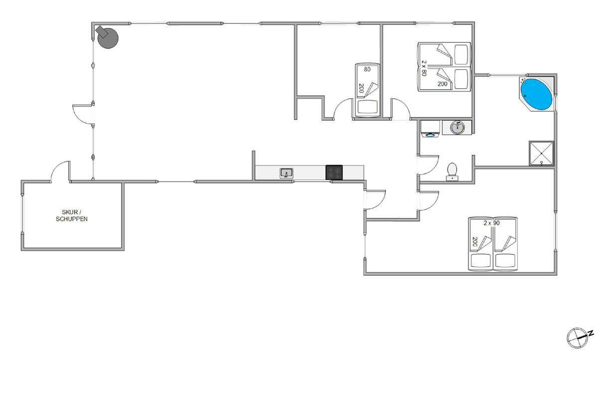 Vorschaubild von Ferienhaus KV71 in Årgab - Westjütland