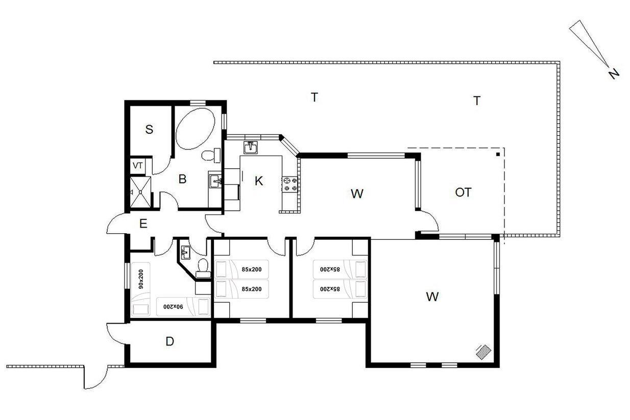 Vorschaubild von Ferienhaus LB87 in Henne Strand - Westjütland