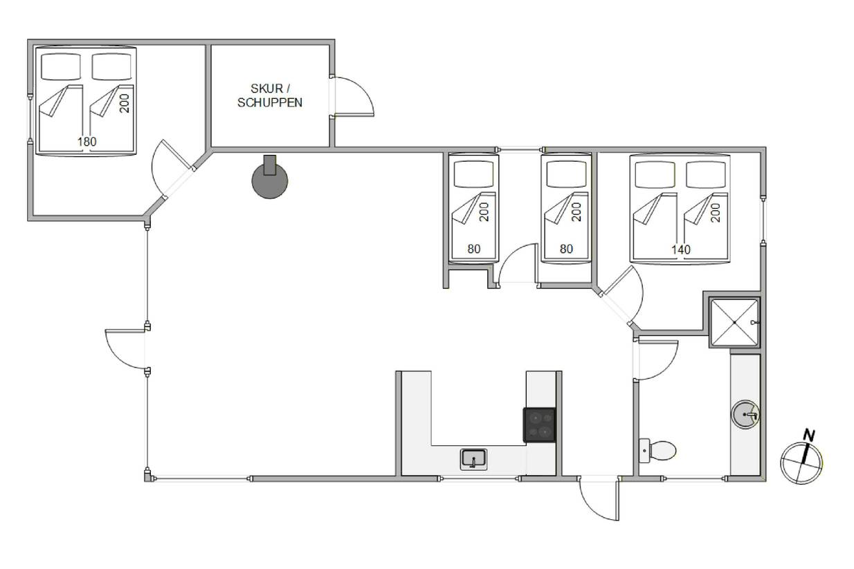 Vorschaubild von Ferienhaus LF61 in Søndervig - Westjütland