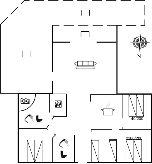 Vorschaubild von Ferienhaus LH68 in Klegod - Westjütland