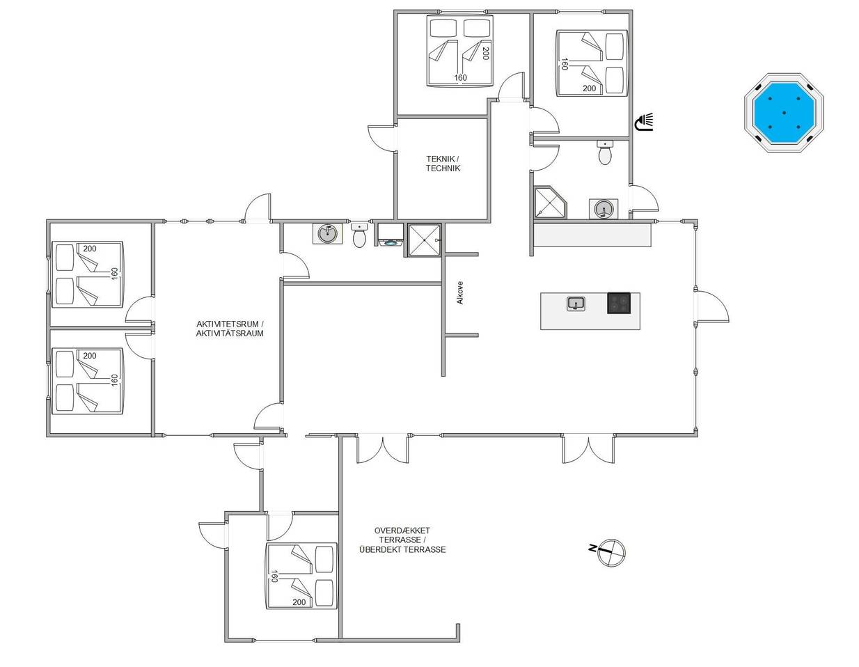 Vorschaubild von Ferienhaus LS42 in Kromose - Rømø