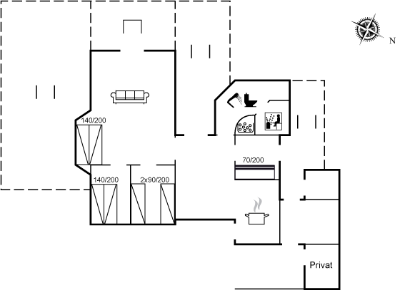 Vorschaubild von Ferienhaus LT75 in Grærup - Vejers Strand - Westjütland