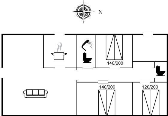 Vorschaubild von Ferienhaus LU62 in Sandvig - Bornholm