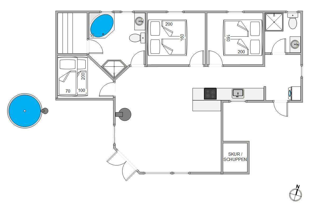 Vorschaubild von Ferienhaus LX16 in Lakolk - Rømø
