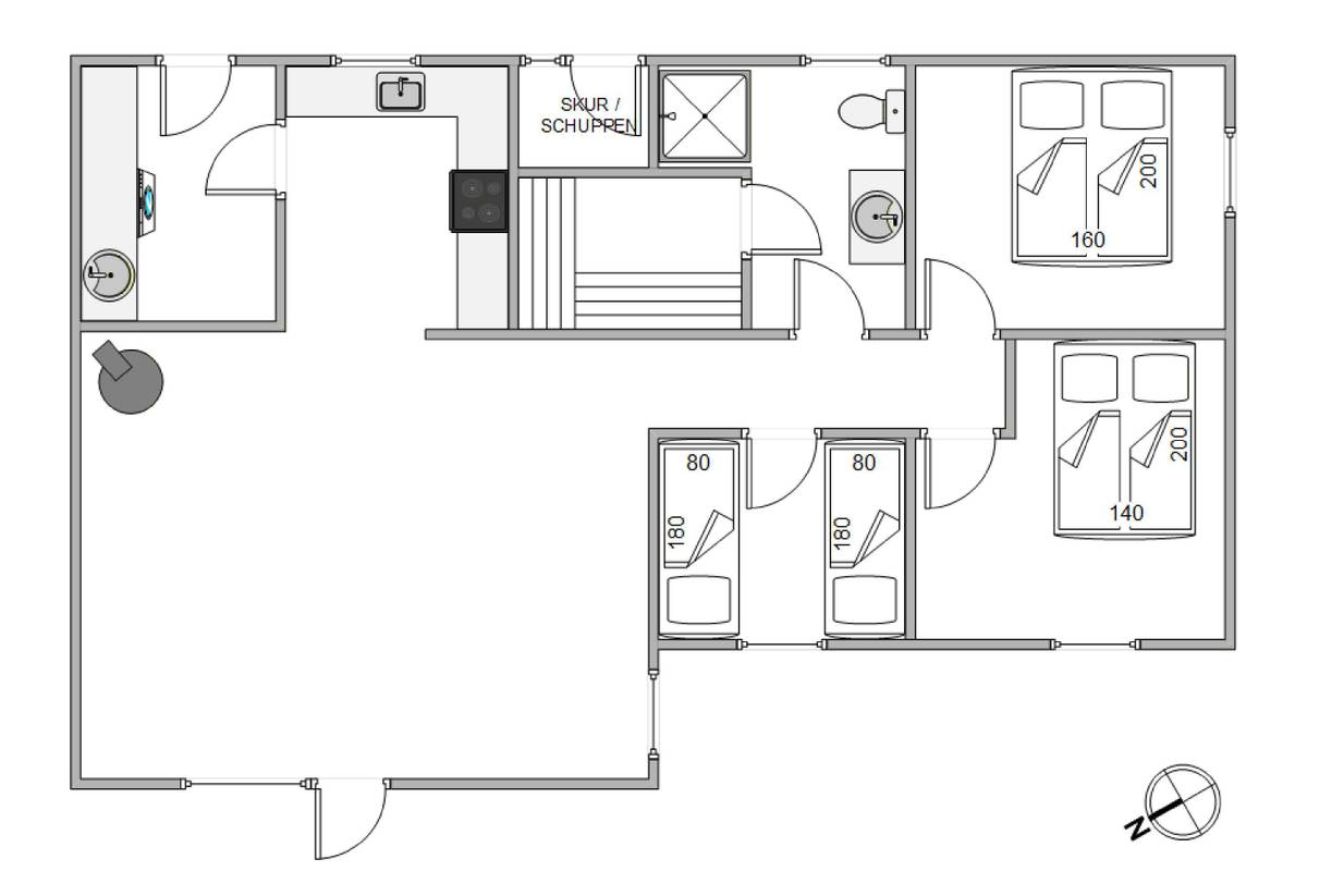 Vorschaubild von Ferienhaus MC05 in Houvig - Søndervig - Westjütland