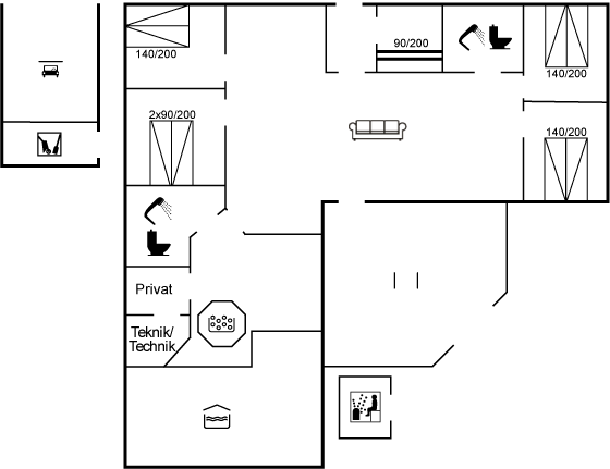 Vorschaubild von Ferienhaus MJ70 in Jegum - Westjütland