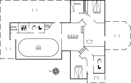 Vorschaubild von Ferienhaus MQ14 in Saltum - Blokhus - Nordjütland