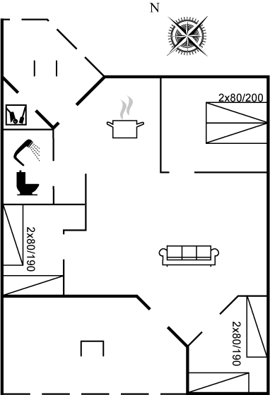 Vorschaubild von Ferienhaus MV55 in Marielyst - Falster