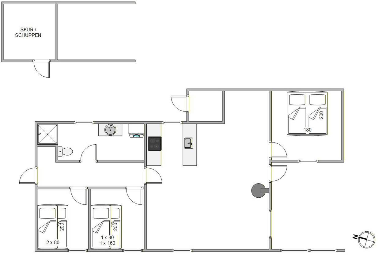 Vorschaubild von Ferienhaus MX45 in Haurvig - Årgab - Westjütland