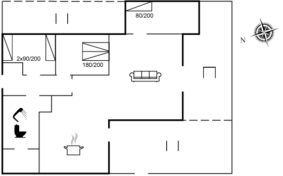 Vorschaubild von Ferienhaus NF80 in Hasle - Bornholm