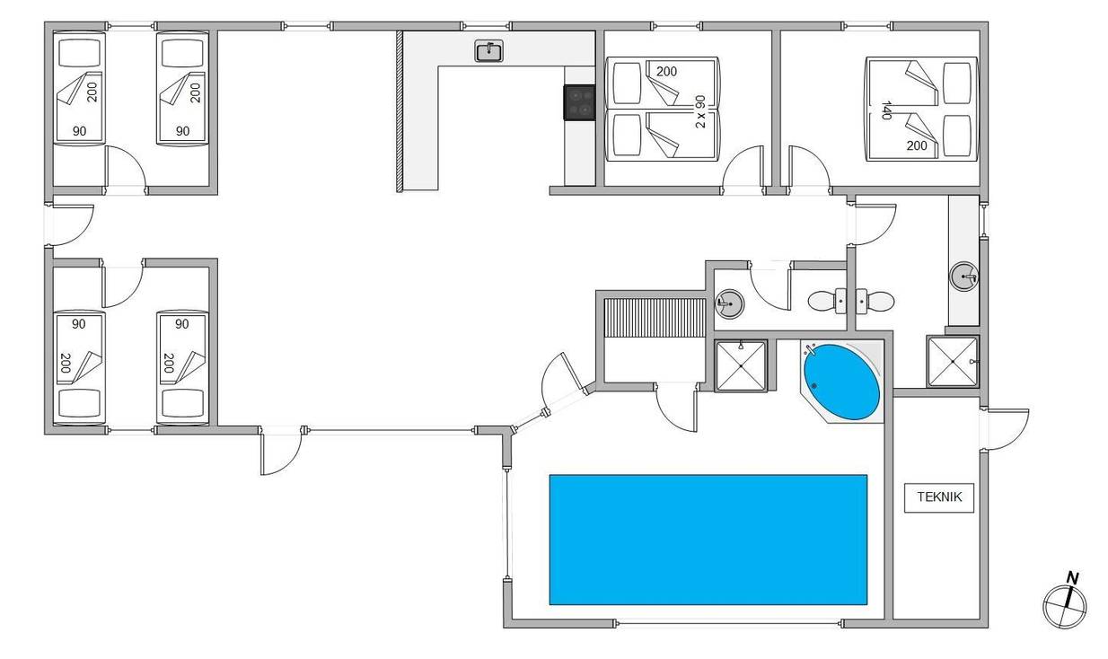 Vorschaubild von Ferienhaus NG82 in Bjerregård - Westjütland