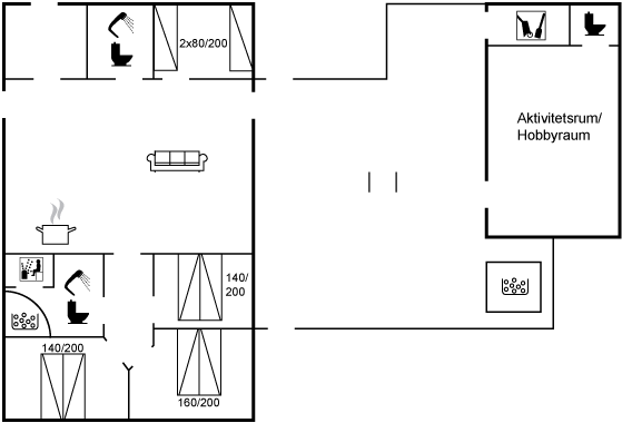 Vorschaubild von Ferienhaus NK14 in Grønhøj - Løkken - Nordjütland