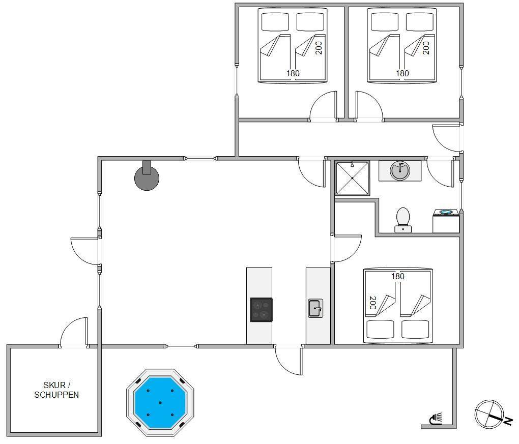 Vorschaubild von Ferienhaus NK87 in Bjerregård - Westjütland