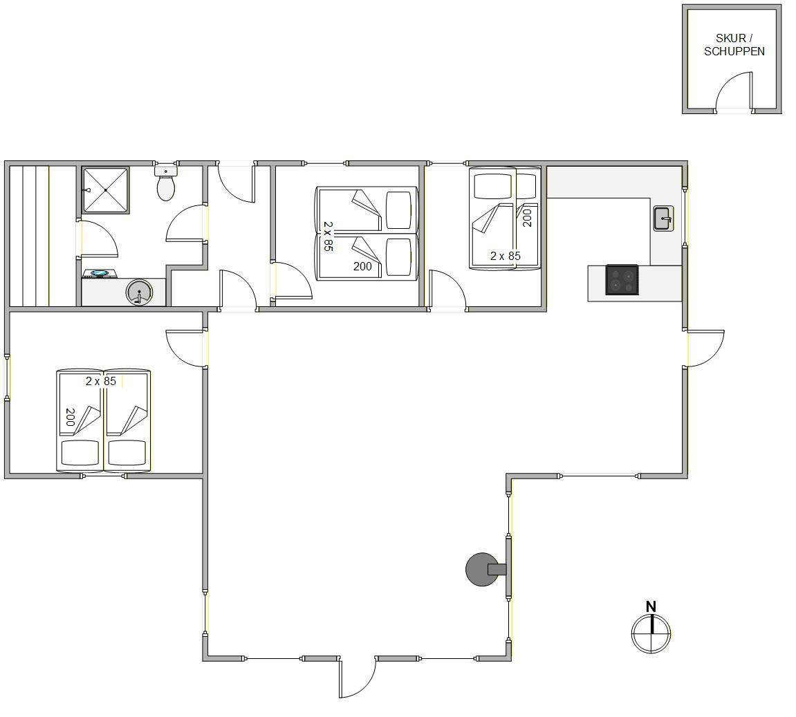 Vorschaubild von Ferienhaus NO96 in Bjerregård - Westjütland