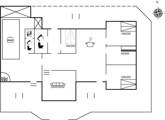 Vorschaubild von Ferienhaus NP74 in Nørlev - Lønstrup - Nordjütland