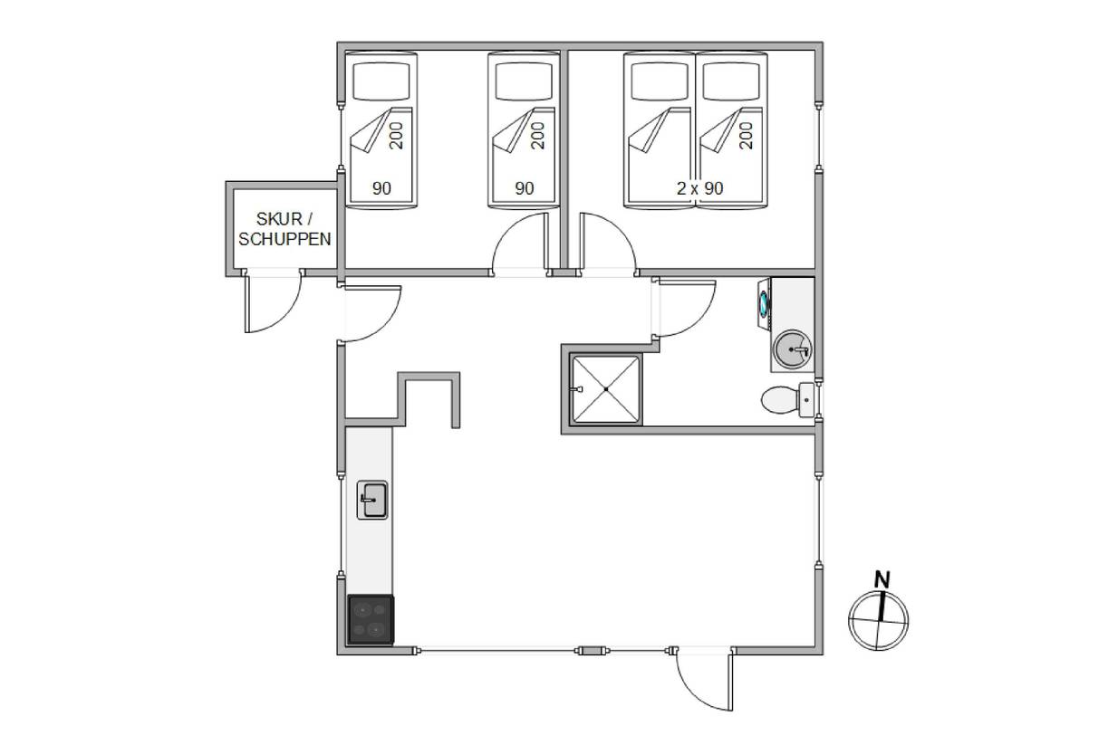 Vorschaubild von Ferienhaus OC66 in Hvide Sande - Westjütland
