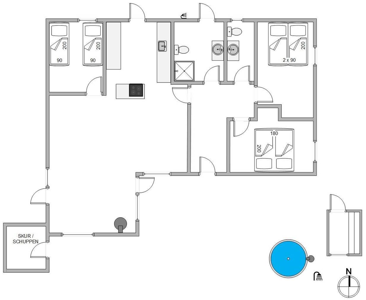 Vorschaubild von Ferienhaus OD69 in Bjerregård - Westjütland