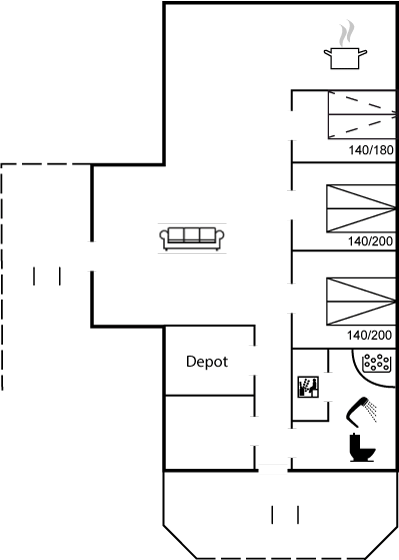 Vorschaubild von Ferienhaus OE16 in Kongsmark - Rømø