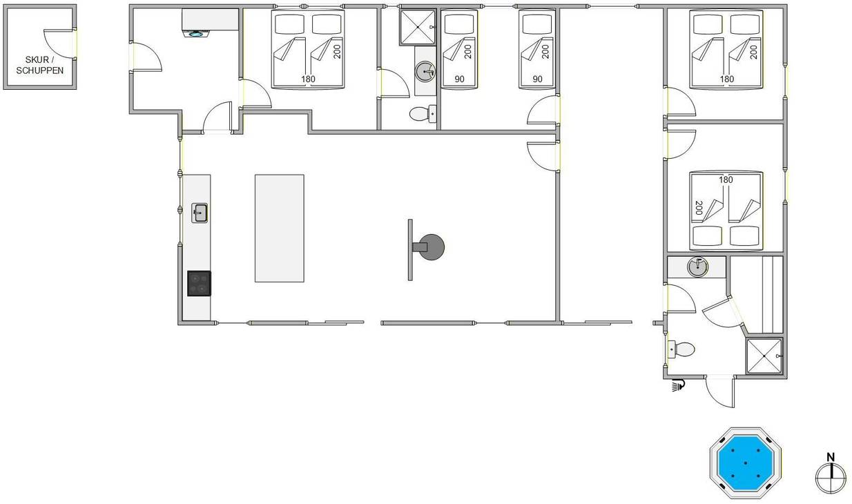Vorschaubild von Ferienhaus OH05 in Bjerregård - Westjütland
