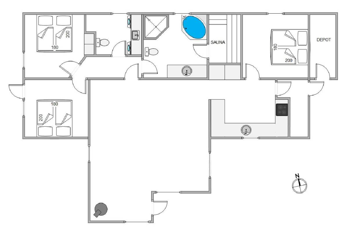 Vorschaubild von Ferienhaus OL40 in Vejers Strand - Westjütland
