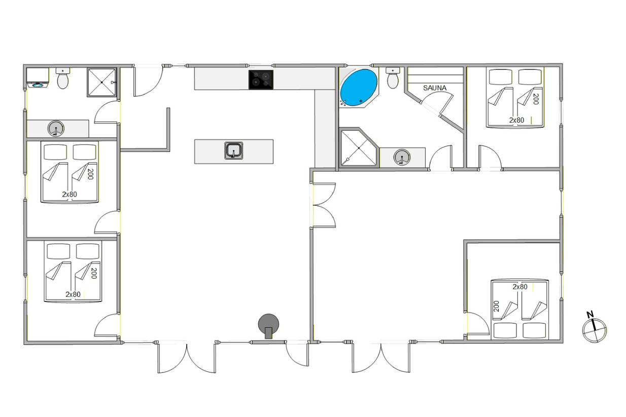Vorschaubild von Ferienhaus OM95 in Blåvand - Westjütland