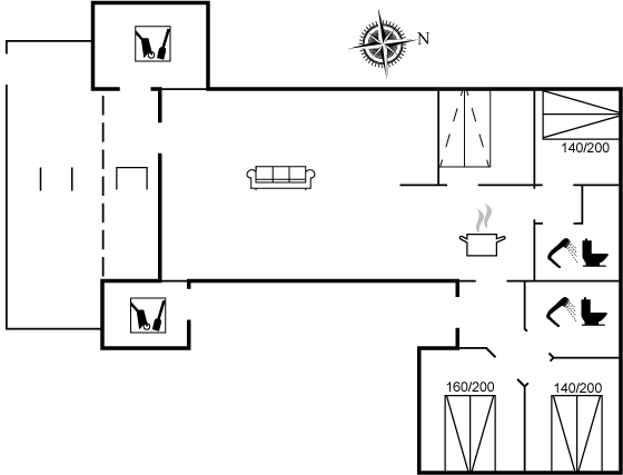 Vorschaubild von Ferienhaus OZ09 in Saltum - Blokhus - Nordjütland