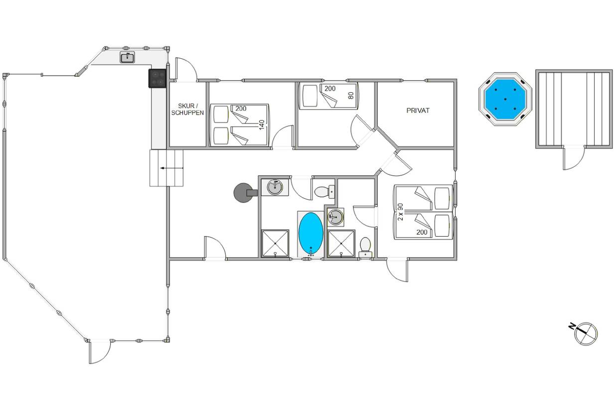 Vorschaubild von Ferienhaus OZ71 in Houvig - Søndervig - Westjütland