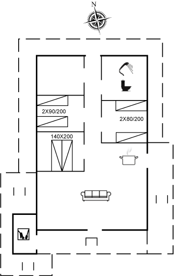 Vorschaubild von Ferienhaus PA94 in Houvig - Søndervig - Westjütland