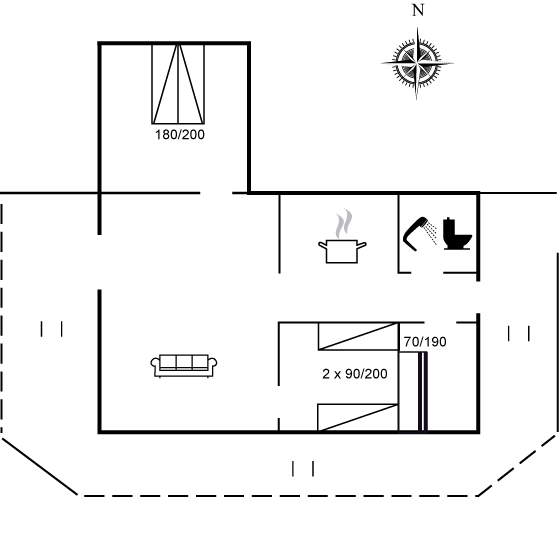 Vorschaubild von Ferienhaus PB03 in Nr. Lyngby - Løkken - Nordjütland