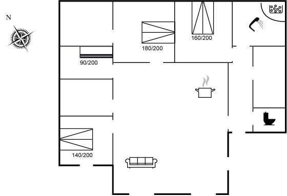 Vorschaubild von Ferienhaus PO23 in Hyldtofte - Lolland