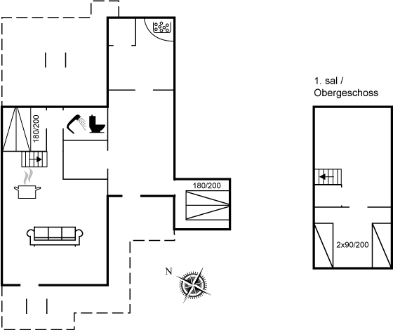 Vorschaubild von Ferienhaus PU18 in Klitmøller - Thy/Limfjord