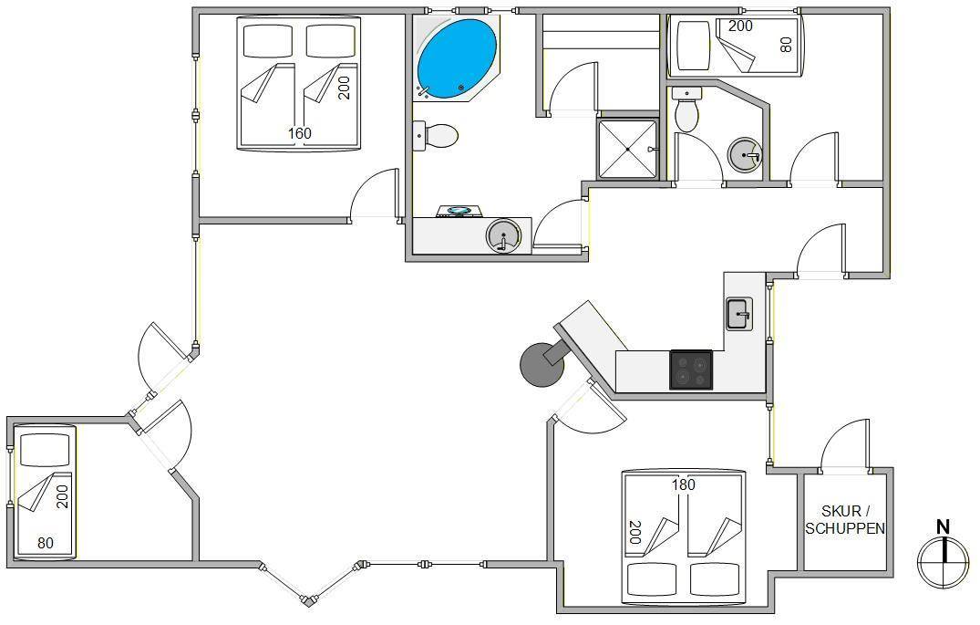Vorschaubild von Ferienhaus PZ59 in Bjerregård - Westjütland
