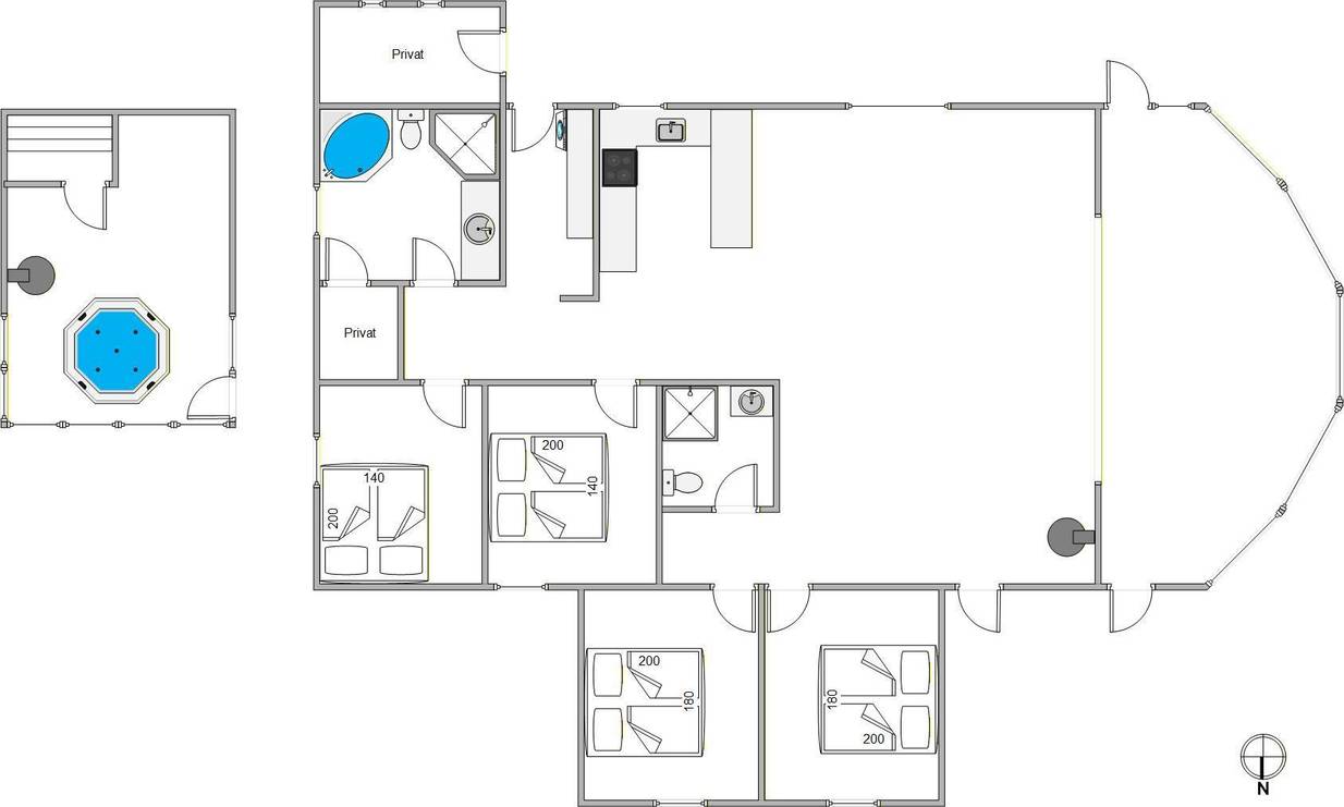 Vorschaubild von Ferienhaus PZ82 in Kromose - Rømø