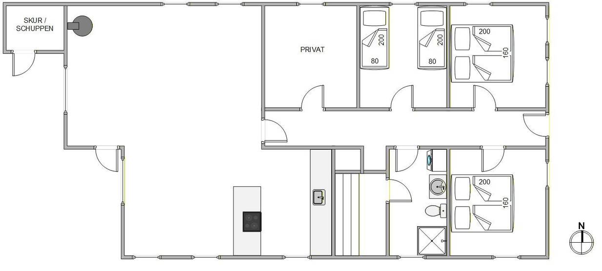 Vorschaubild von Ferienhaus QB58 in Bjerregård - Westjütland
