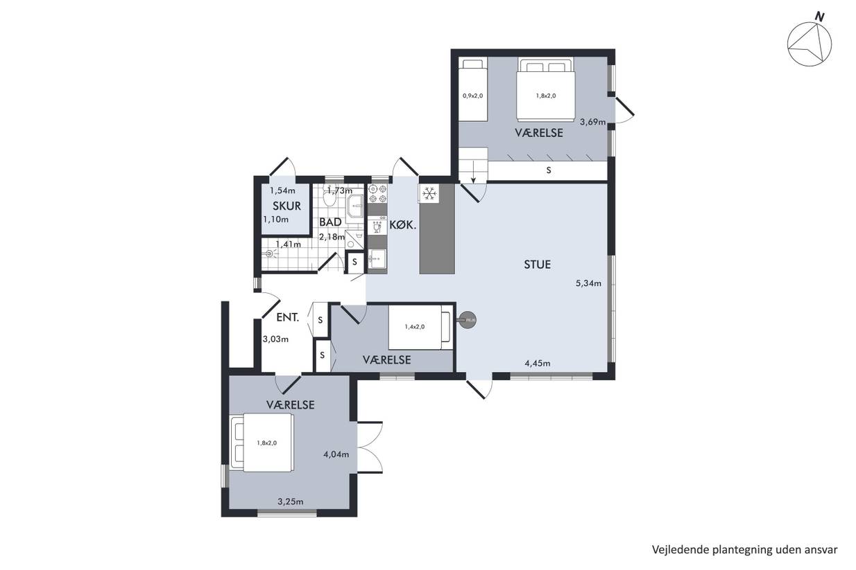 Vorschaubild von Ferienhaus QF96 in Egsmark - Ebeltoft - Ostjütland