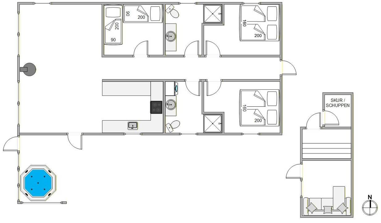 Vorschaubild von Ferienhaus QH63 in Haurvig - Årgab - Westjütland