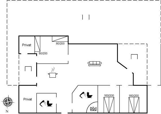 Vorschaubild von Ferienhaus QJ82 in Nr. Lyngby - Løkken - Nordjütland