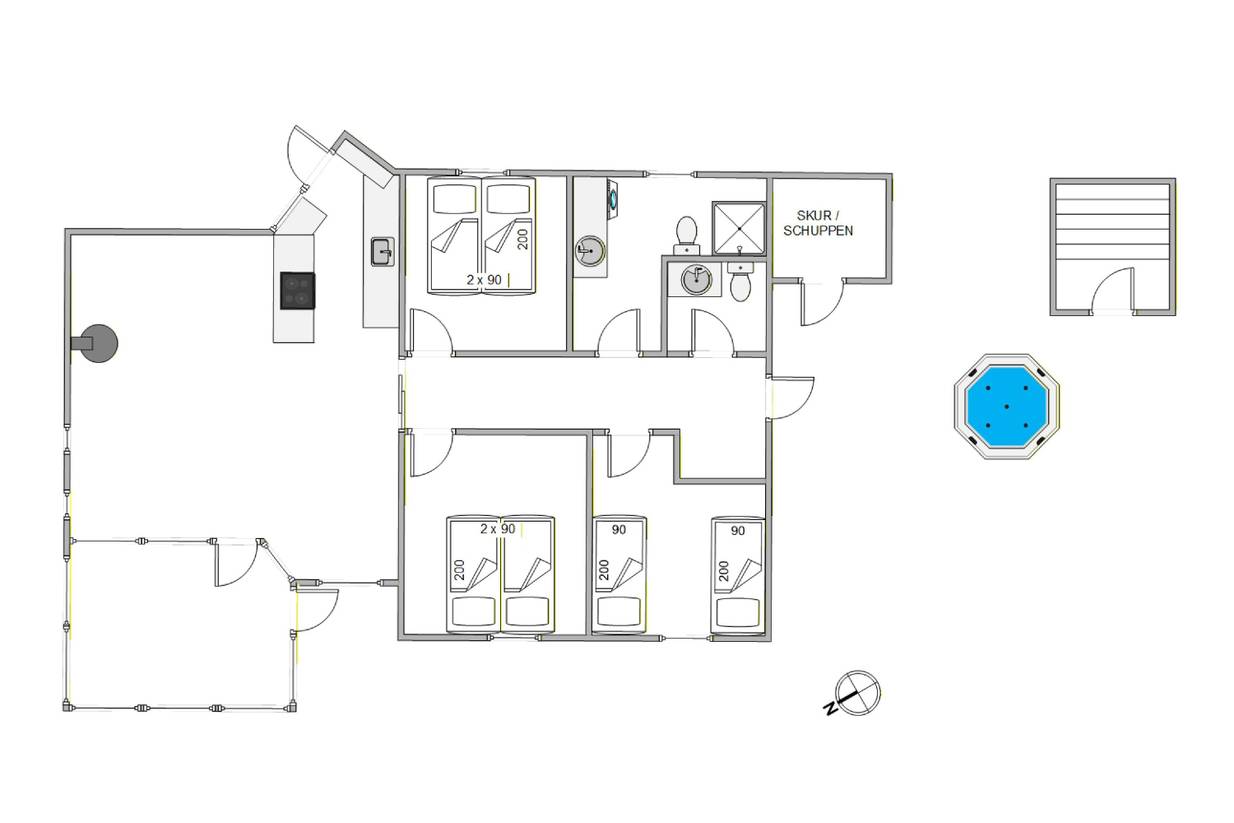 Vorschaubild von Ferienhaus QK27 in Blåvand - Westjütland