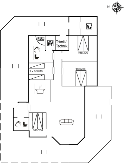Vorschaubild von Ferienhaus QK48 in Nørlev - Lønstrup - Nordjütland