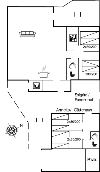Vorschaubild von Ferienhaus QK71 in Saltum - Blokhus - Nordjütland