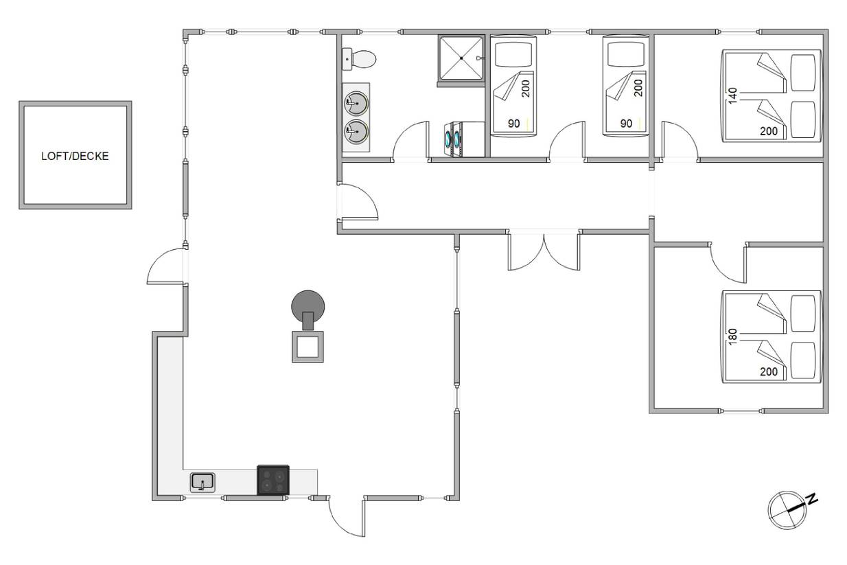 Vorschaubild von Ferienhaus QP65 in Houvig - Søndervig - Westjütland
