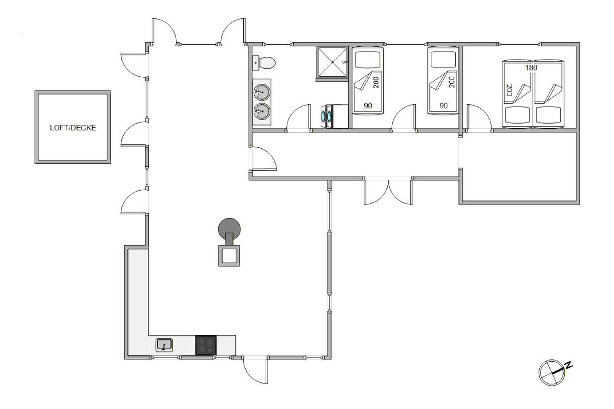 Vorschaubild von Ferienhaus QP65 in Houvig - Søndervig - Westjütland