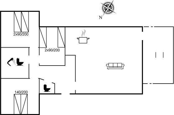 Vorschaubild von Ferienhaus QT89 in Bisnap - Hou - Nordjütland Ost